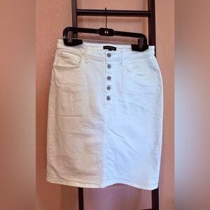 Banana Republic Button-Accent Skirt